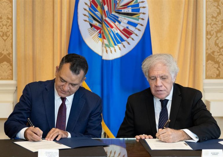 NACIONALES JCE y OEA firman convenio de cooperación técnica de cara a elecciones 2024