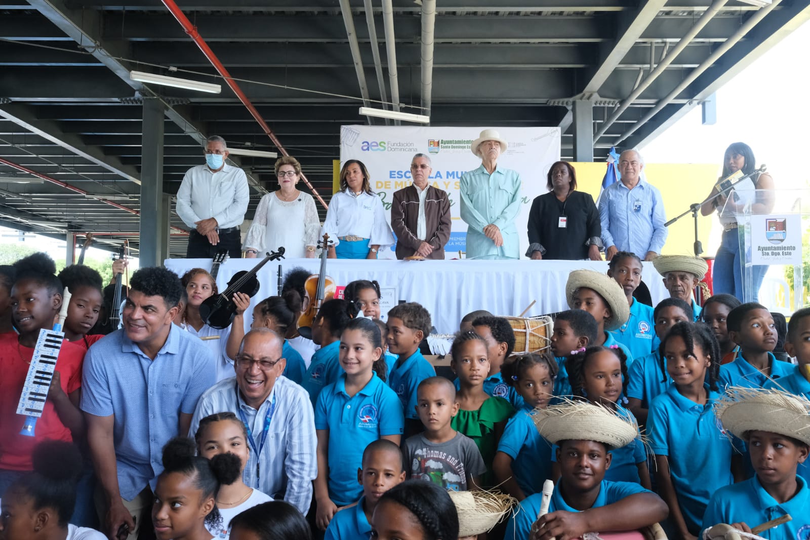 VIDEO: Ayuntamiento de Santo Domingo Este y Fundación AES Dominicana inauguran sistema municipal de bandas musicales