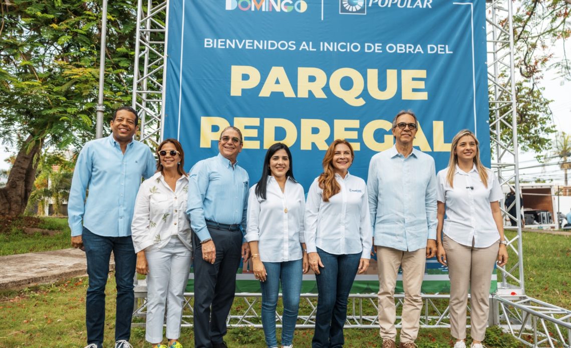 Alcaldía DN y Banco Popular inician trabajos del parque El Pedregal con inversión de RD$14.5 millones