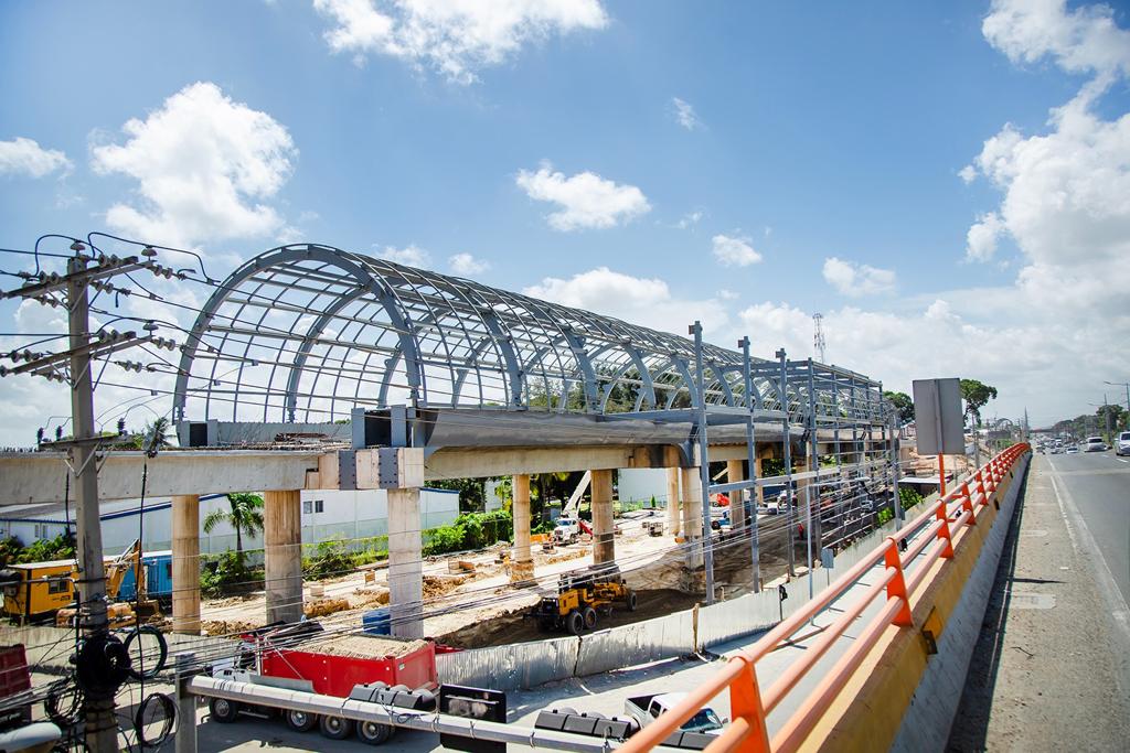 Metro hacia Los Alcarrizos cuenta con el 90 % de pilotes instalados y 60 % de construcción de túnel