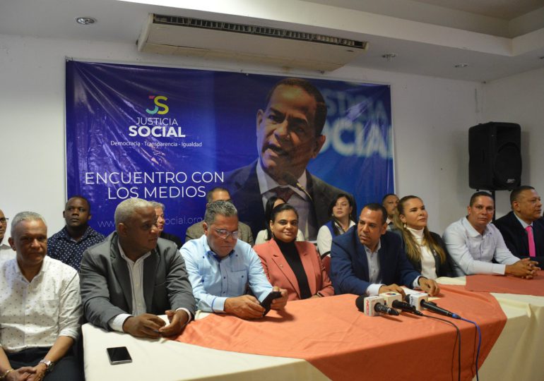 Justicia Social anuncia alianza con el PRM; proclamará a Luis Abinader como candidato presidencial