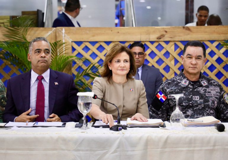 Raquel Peña encabeza reunión de seguimiento al Plan de Seguridad Ciudadana