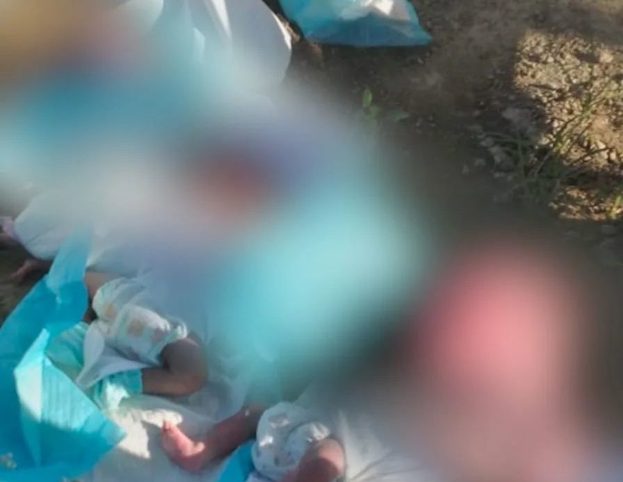 VIDEO: Encuentran seis bebés muertos frente al cementerio Cristo Salvador