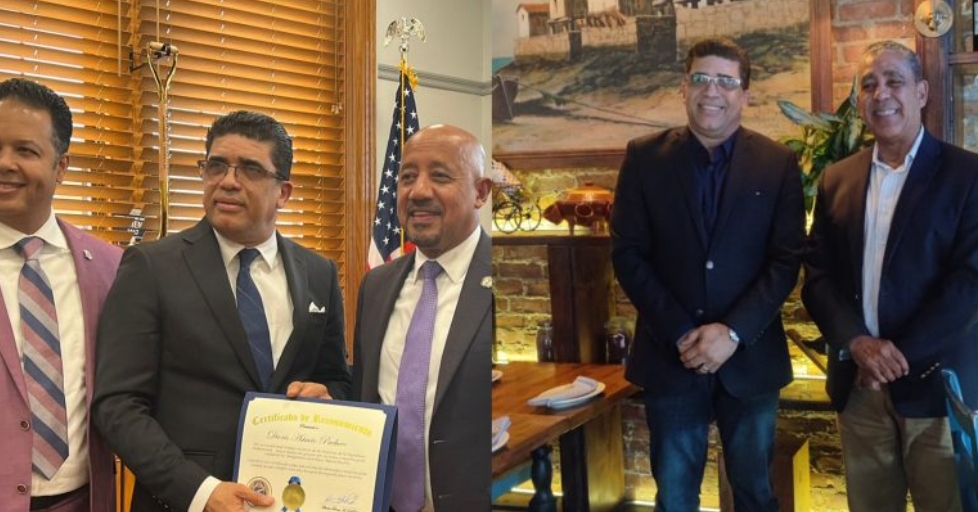 Dío Astacio se reúne en NY con Adriano Espaillat y Eligio Jáquez; gestiona equipos para Santo Domingo Este
