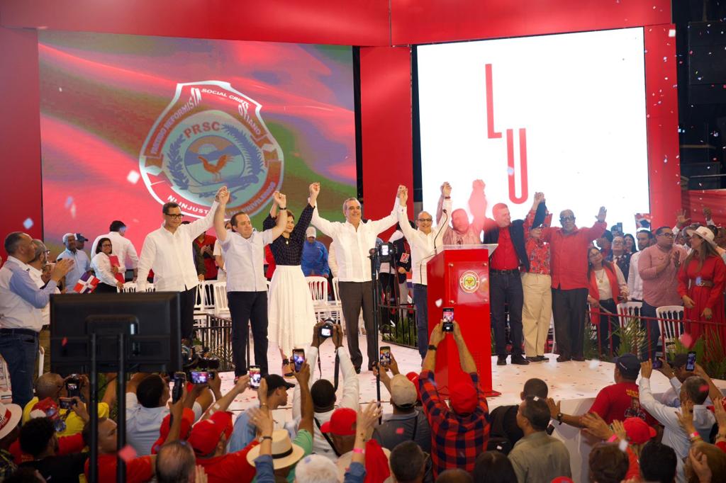 PRSC proclama a Abinader y Raquel Peña sus candidatos a la Presidencia y Vicepresidencia de la República