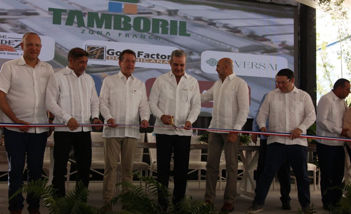 Abinader inaugura cinco nuevas empresas en el Parque Zona Franca Industrial de Tamboril