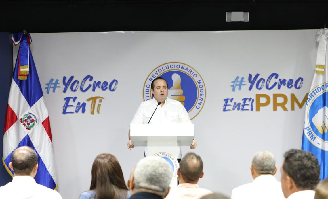 Paliza afirma que el PRM ganará en primera vuelta porque “no para de trabajar y de crecer”