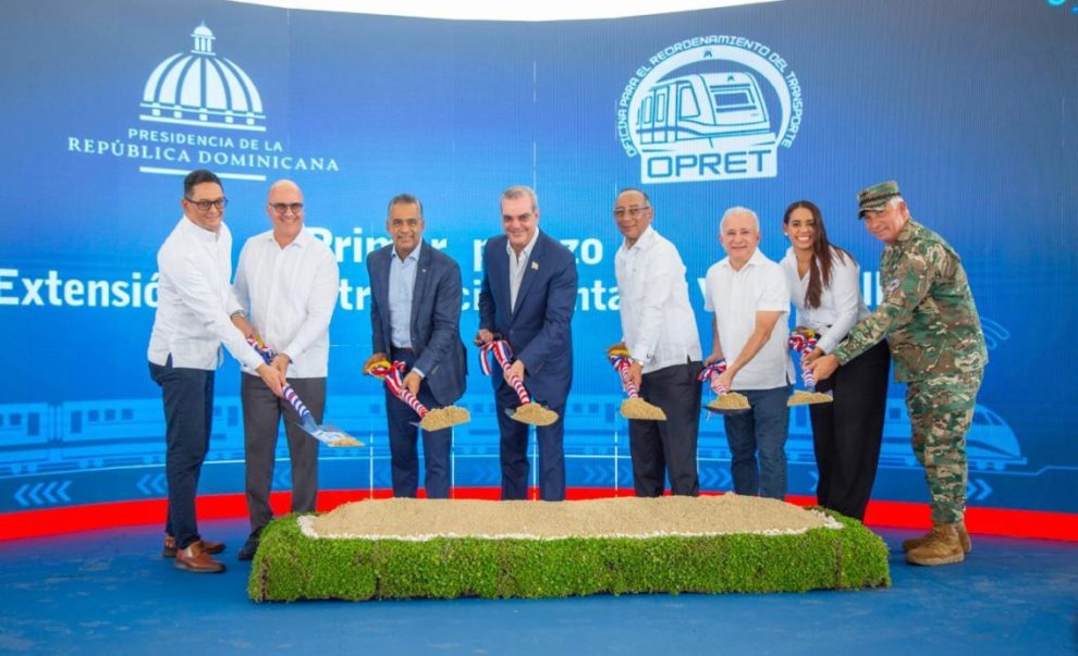 Abinader inaugura los trabajos de construcción de Metro hacia Punta de Villa Mella