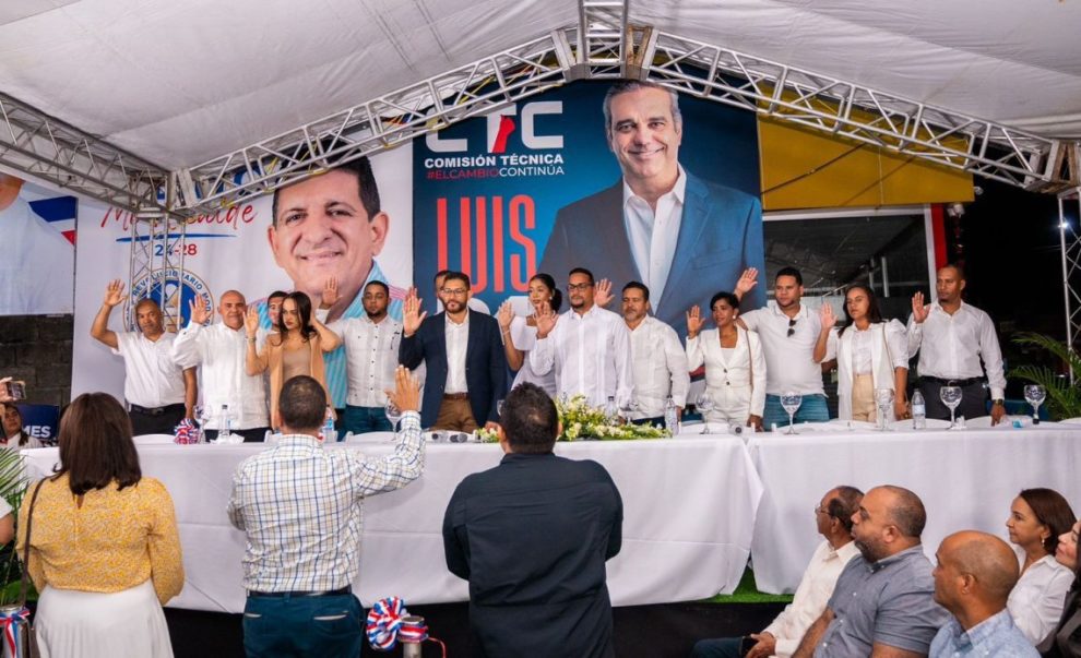 Comisión Técnica El Cambio Continúa inaugura comando de campaña en Bonao