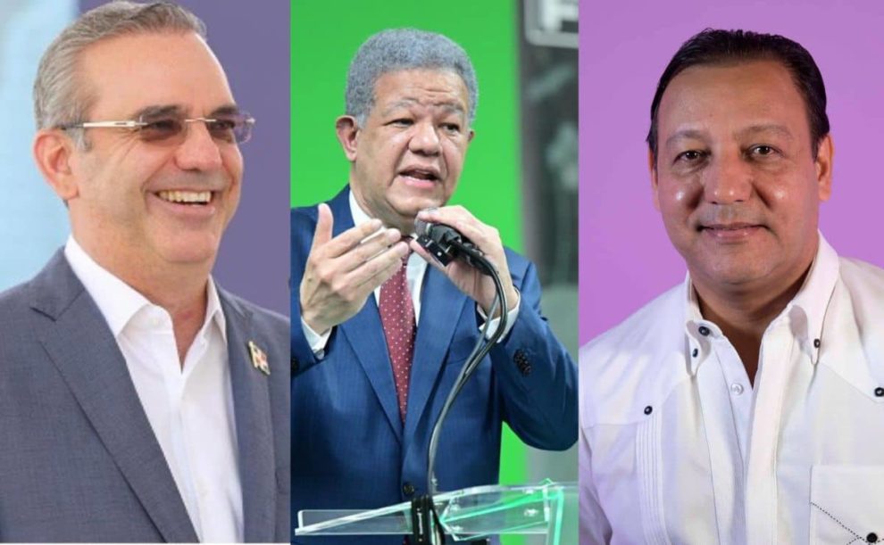 RD Elige a un mes para las elecciones presidenciales: Abinader 64.7%, Leonel 20.8% y Abel 10.9%