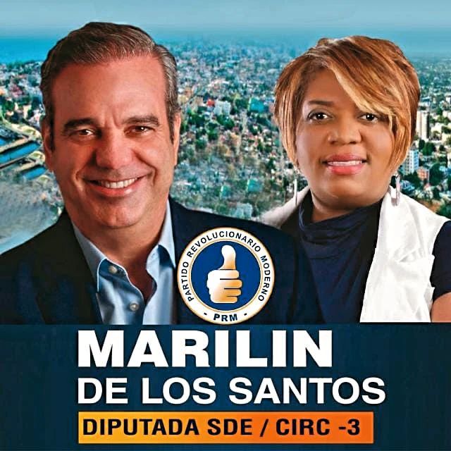 "De las mujeres del PRM, que aspiran a ser diputada de la circunscripción 3 SD, Marilin de los Santos es la mejor valorada, según encuesta."