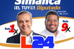 "El candidato a diputado del PRM de la circunscripción 3 de SD, «Simanca», entre los favoritos según encuesta."