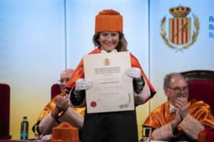 Carolina Mejía es investida como Académica de Honor en la Real Academia Europea de Doctores