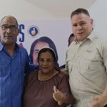 "El líder comunitario y Exregidor Abel Elias Matos apoya a la candidata a diputada por la circunscripción 2 de Santo Domingo Este, Magalys Segura."