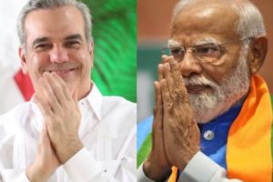 Luis Abinader felicita a Narendra Modi por su reelección en la India