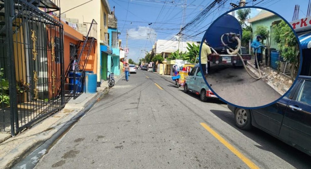 Residentes del Ensanche Isabelita SDE denuncian falta de agua potable; afirman deben comprarla