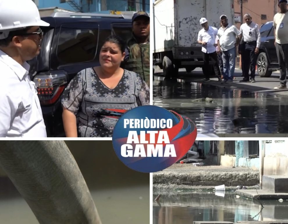 Alcalde Dío Astacio Inicia Trabajos para Solucionar Estancamiento de Aguas Negras en Los Mina