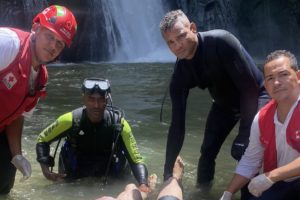 "Bombero Santo Domingo Este Recupera el Cuerpo de un Ciudadano Español en Jarabacoa"