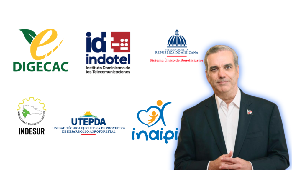 Abinader designa nuevos directores en INAIPI, INDOTEL, INDESUR, SIUBEN, UTEPDA y DIGECAC