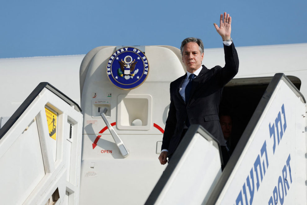Blinken llega a Israel para impulsar una tregua en Gaza