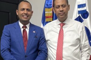 "José Soliman, Subdirector del Periódico Alta Gama, optimista tras reunión con Guido Gómez Mazara, presidente del Indotel"