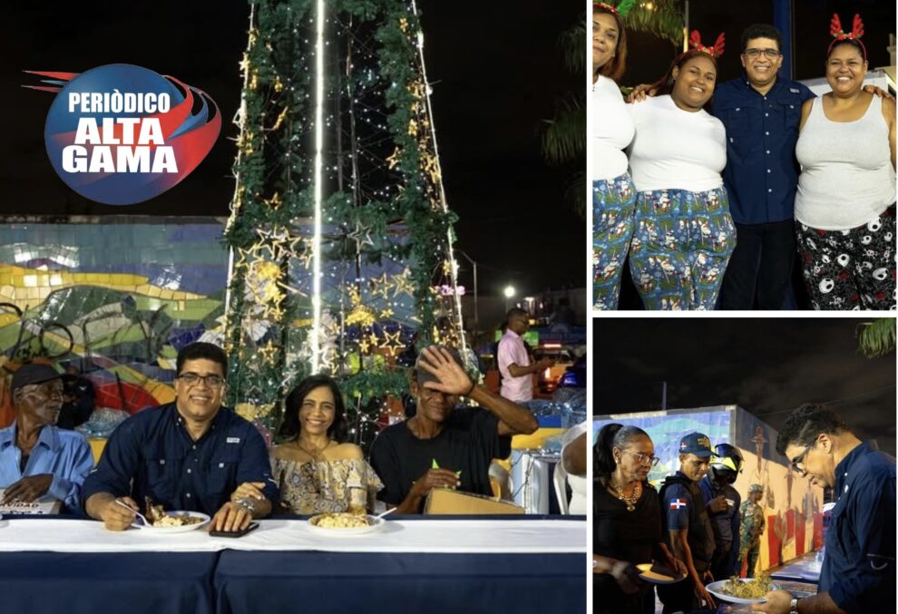 Dío Astacio celebra 12 años de su tradicional Cena Navideña en SDE: “Un gesto de solidaridad y esperanza para quienes pasan la Navidad lejos de sus seres queridos."