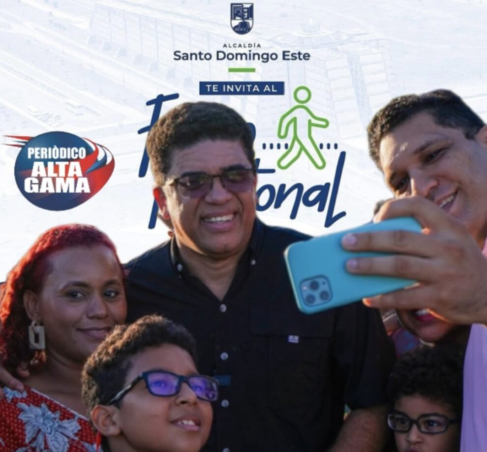 El alcalde de Santo Domingo Este, Dío Astacio, te invita al "Faro Peatonal", un espacio para la familia y la diversión.