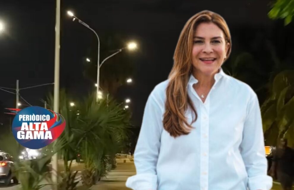 VIDEO: Carolina Mejía destaca la transformación del Malecón de Santo Domingo tras instalación de luminarias LED