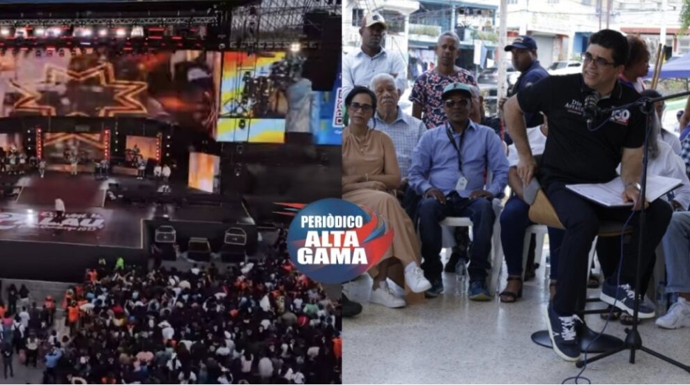 Evinson Lebrón Felicita a Dío Astacio por su Cercanía con la Gente a Través de "El Alcalde en el Barrio Te Ve, Te Escucha y Te Responde" y el Éxito del Festival Palau 2025