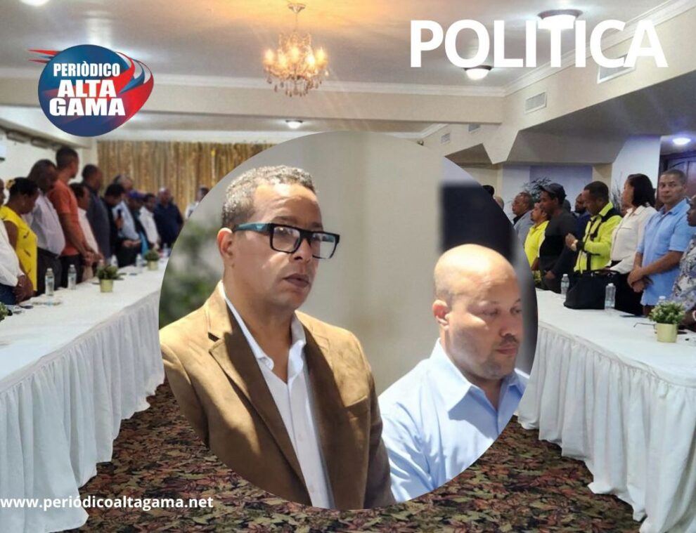 Evinson Lebrón y Robert Hernández consolidan estructura provincial en Santo Domingo Este