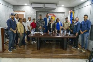 Lanzamiento de la Mesa de Seguridad Ciudadana y Género en la provincia de Azua , Municipio Estebania