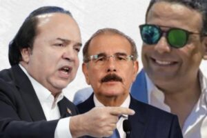Vinicio Castillo cuestiona a periodistas por no preguntar al expresidente Danilo Medina sobre la condena por corrupción de su hermano, Alexis Medina.