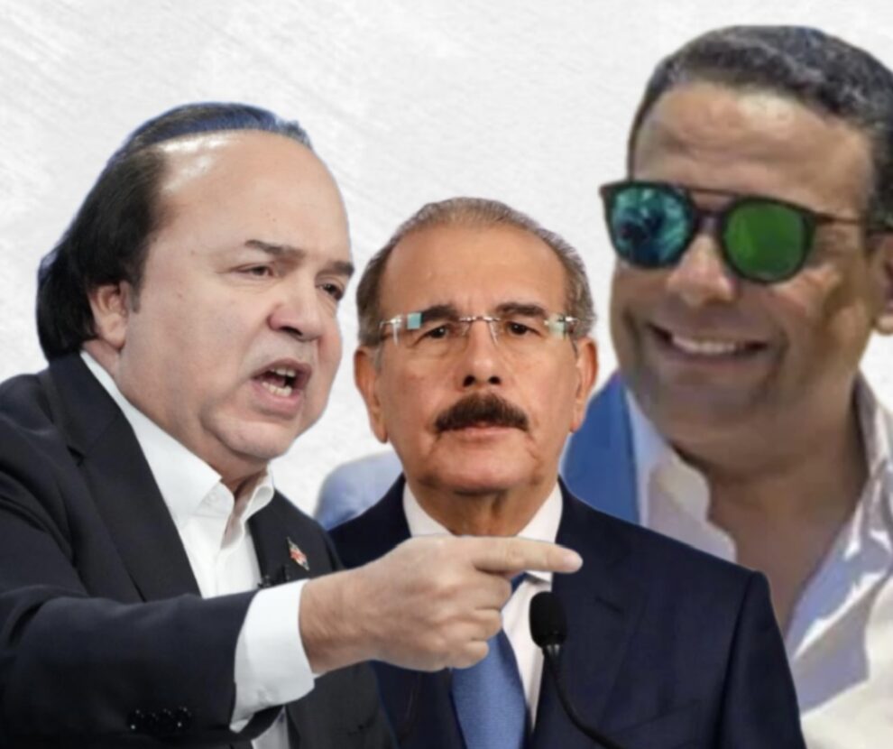 Vinicio Castillo cuestiona a periodistas por no preguntar al expresidente Danilo Medina sobre la condena por corrupción de su hermano, Alexis Medina.