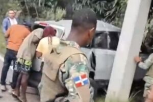Accidente deja varios haitianos indocumentados heridos en Dajabón; eran transportados de manera ilegal