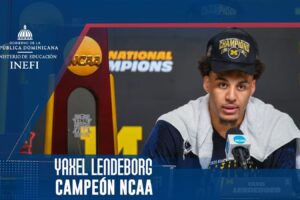 INEFI une a Villa Francisca con la gloria de la NCAA: El triunfo de Yaxel Lendeborg, un orgullo dominicano