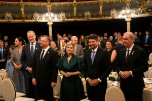 Abinader participa en cena oficial ofrecida por su homólogo de Costa Rica, Rodrigo Chaves Robles