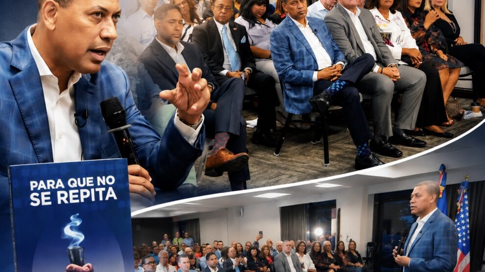 Guido Gómez Mazara comparte con la diáspora dominicana en Miami y presenta su libro Para que no se repita