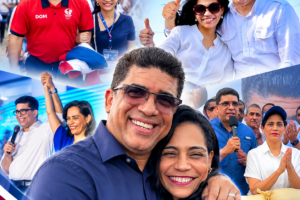 Alcalde Dío Astacio dedica mensaje de amor y gratitud a su esposa Evelyn García por su cumpleaños