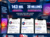 Algama Media Group R.D. anuncia que sus medios superan los 143 mil seguidores y 30 millones de visualizaciones en Instagram en los últimos 30 días