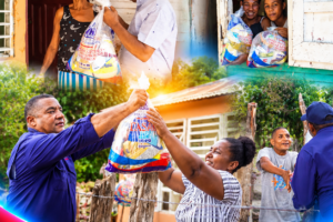 DASAC garantiza alimentación e inicia reparación de techos a familias afectadas por ventarrón en San Juan de la Maguana