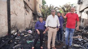 Gobierno acude en auxilio de familias afectadas por incendio en la zona Colonial a través de DASAC