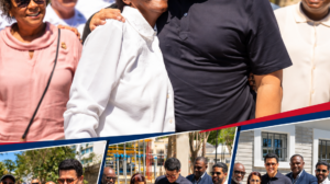 David Collado entrega 3 parques y una iglesia remozada en Boca Chica.