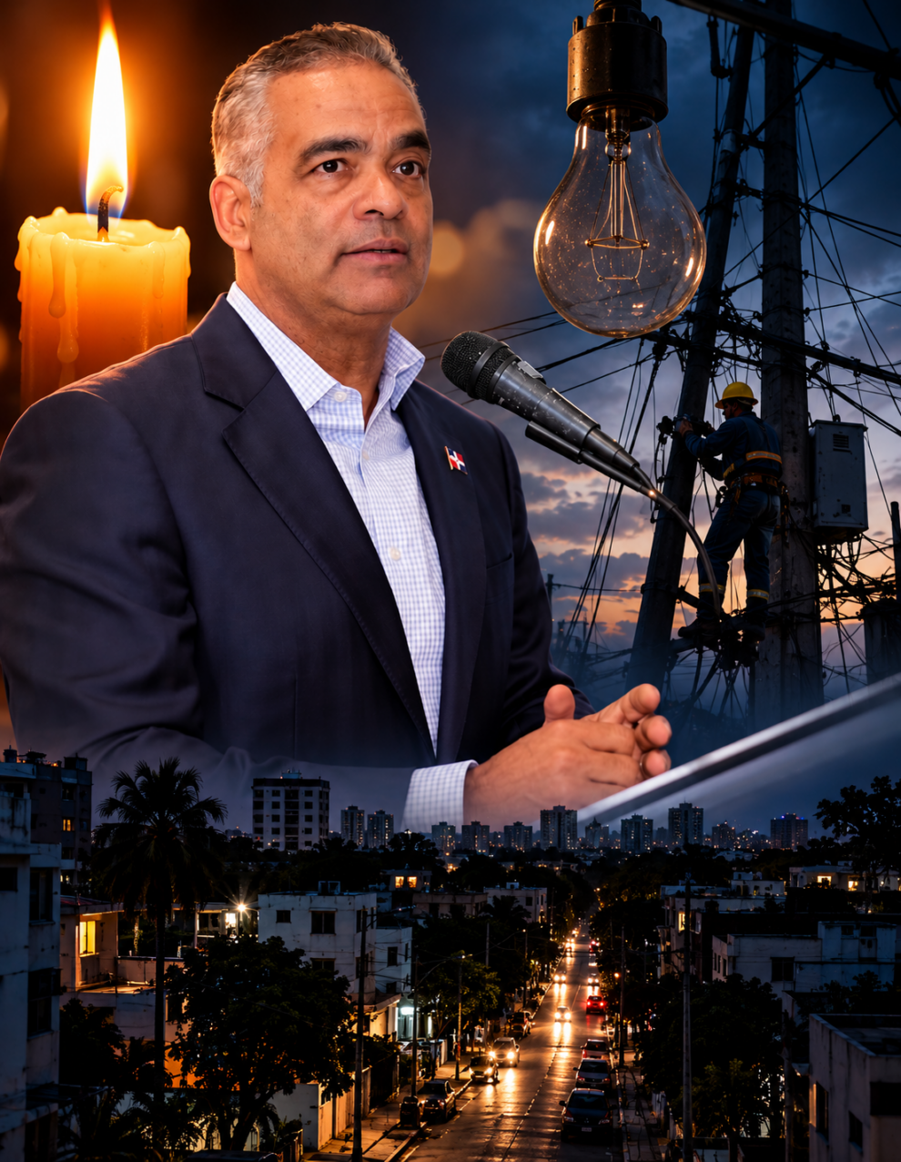 José Amador cuestiona al ministro de Energía y Minas y presidente del CUED, Joel Santos, por apagones de hasta 10 horas en Santo Domingo Este: ¿Qué está pasando?
