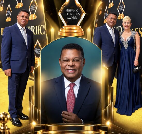 Dany Alcántara recibe en Miami el premio nuevo líder de los medios de comunicación de República Dominicana