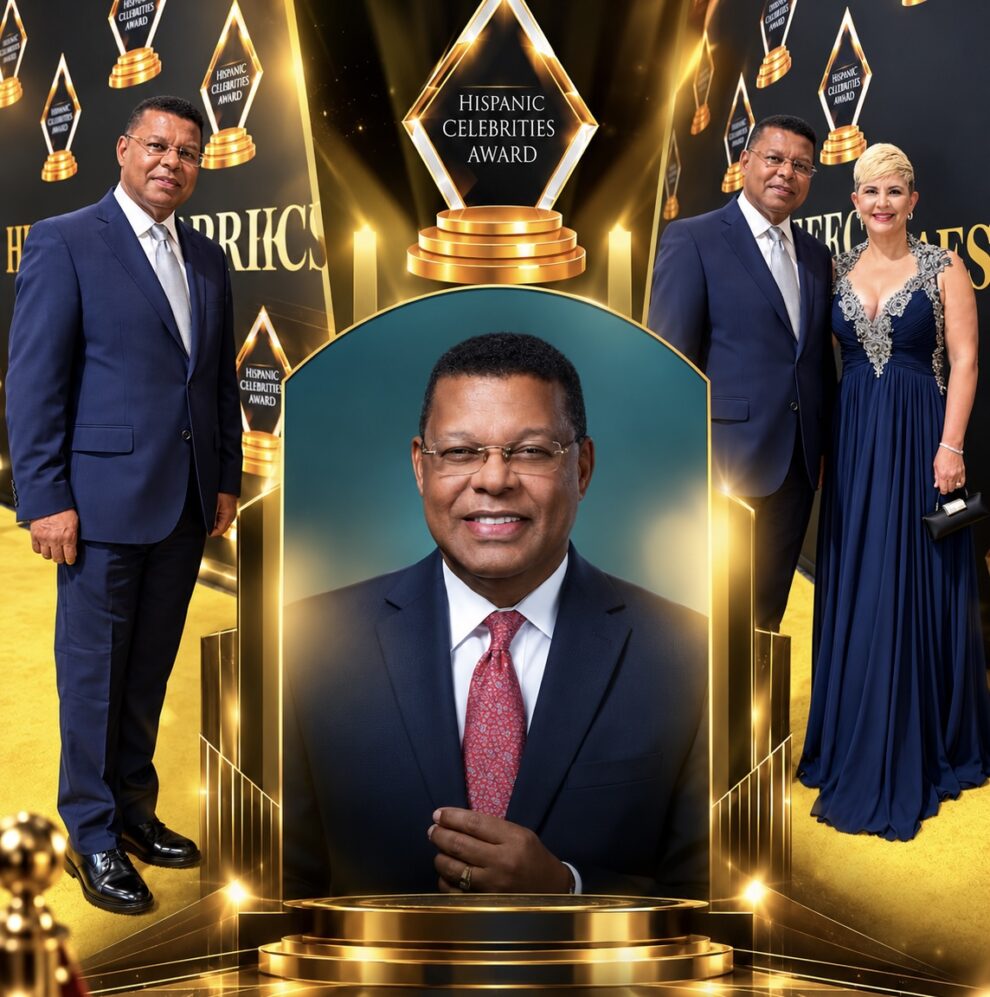 Dany Alcántara recibe en Miami el premio nuevo líder de los medios de comunicación de República Dominicana